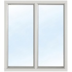 3-glas fast fönster med bågpost aluminiumbeklått