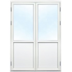 3-glas parfönsterdörr aluminiumbeklått